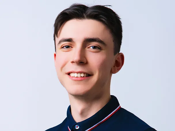 Portrait des Auszubildenden Gabriel Boos Portrait des Auszubildenden Gabriel Boos