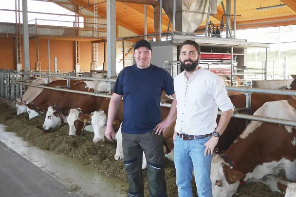 Andreas Hosp (li.) und SCHAUMANN-Fachberater Kilian Linsenmeier Andreas Hosp (li.) und SCHAUMANN-Fachberater Kilian Linsenmeier