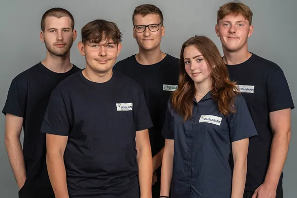 Gruppenaufnahme der Auszubildenden von SCHAUMAN Eilsleben in 2025 Gruppenaufnahme der Auszubildenden von SCHAUMAN Eilsleben in 2025