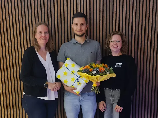 Verabschiedung des Auszubildenden Simom Gambke Verabschiedung des Auszubildenden Simom Gambke