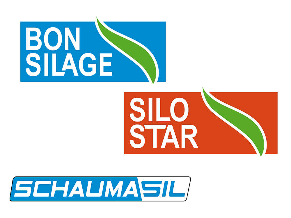 Logos BONSILAGE, SILOSTAR, SCHAUMASIL